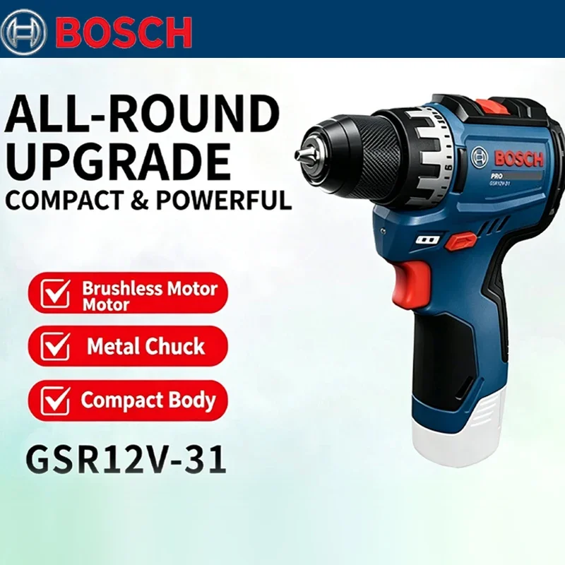 Home Appliances - Bosch GSR 12V-31 Borstelloze Elektrische Boormachine