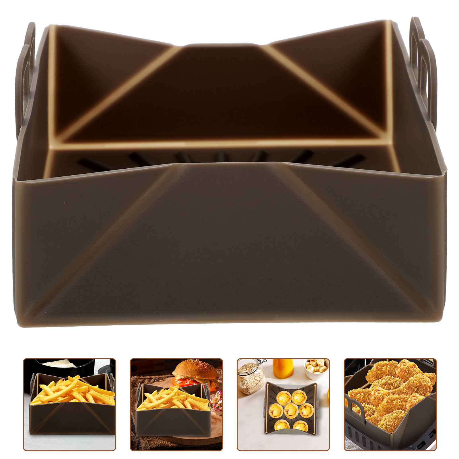 Air Fryer Silicone Pot Liner - Herbruikbare siliconen bakmat voor de airfryer,