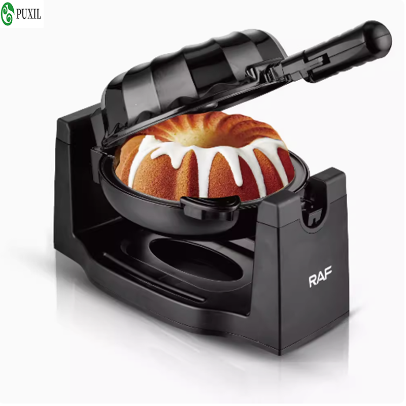 Mini Waffle Maker Machine - Nieuwste kwaliteit elektrische roterende lava bundt