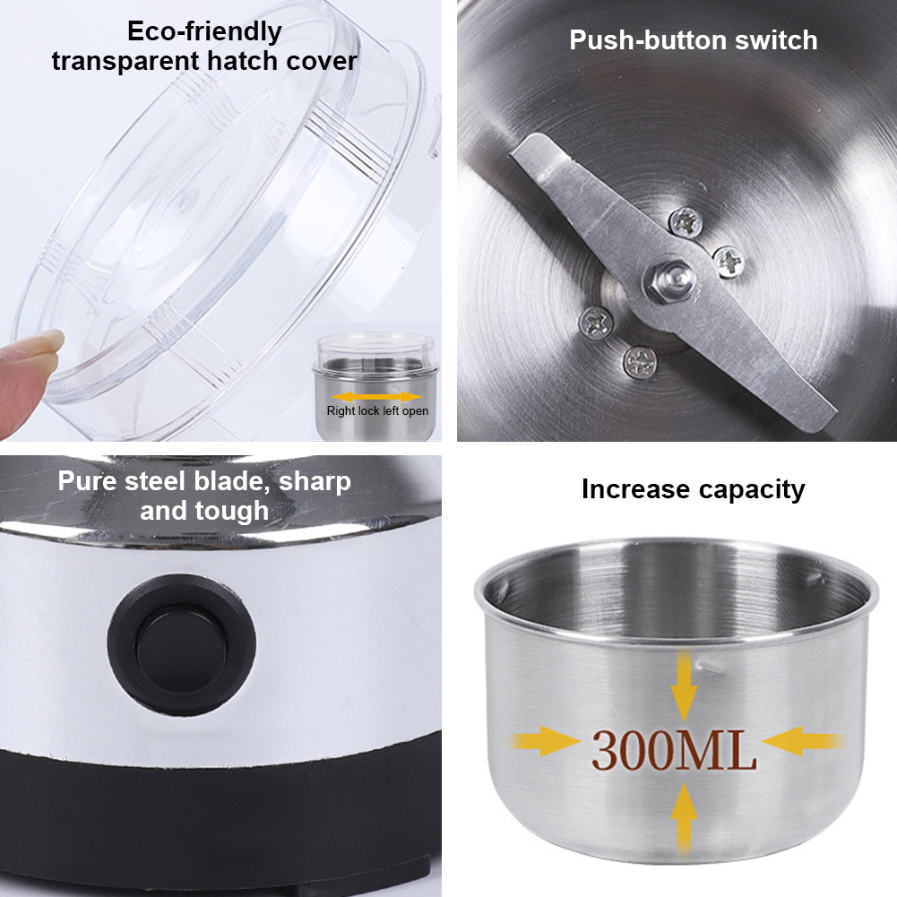 Elektrische koffiemolen, roest - Coffee Bean Grinder Electric recensie en prijs