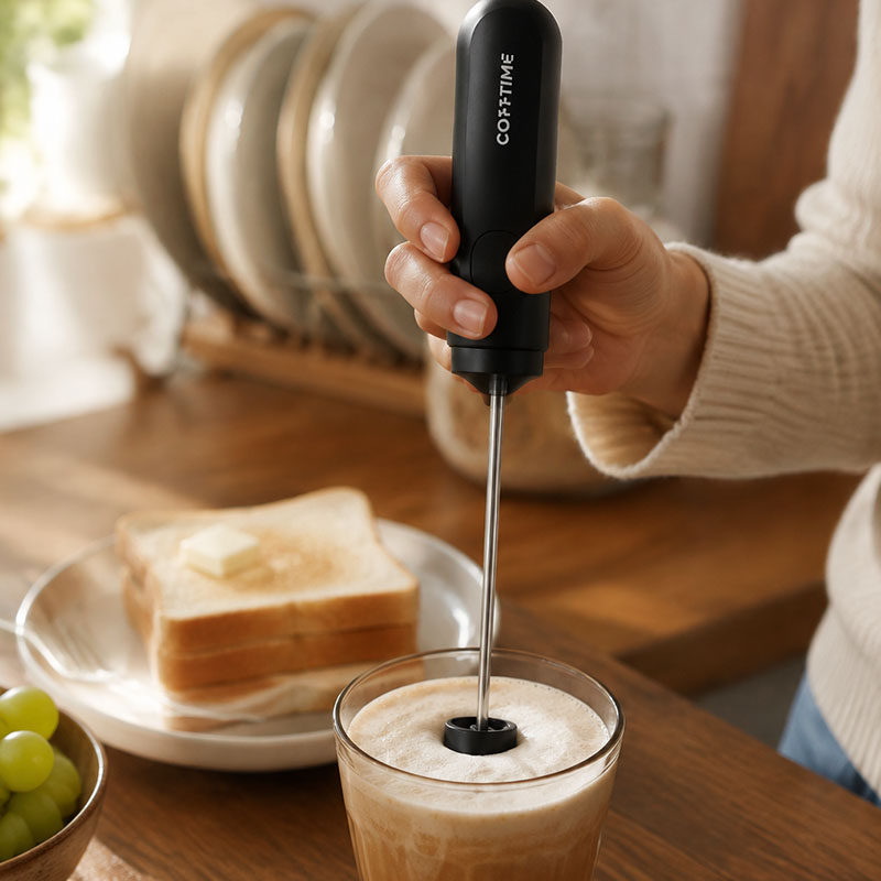 Elektrische melkopschuimer, ma - Electric Milk Frother Handheld recensie en prijs