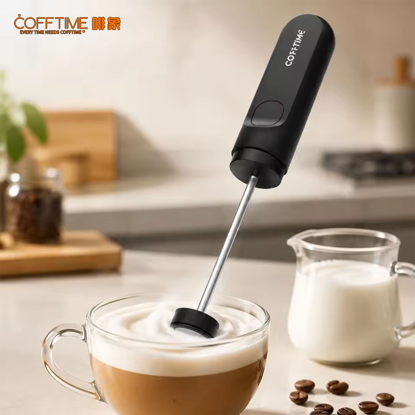 Elektrische melkopschuimer, ma - Electric Milk Frother Handheld recensie en prijs