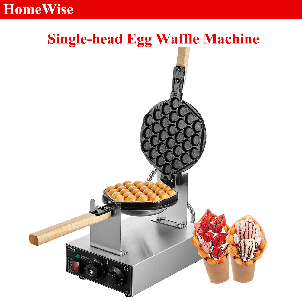 HomeWise Commercieel Ei Bubble - Mini Waffle Maker Machine recensie en prijs