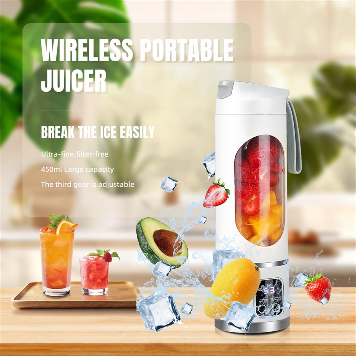 A20M USB oplaadbare draagbare  - Portable Blender Usb Rechargeable recensie en prijs
